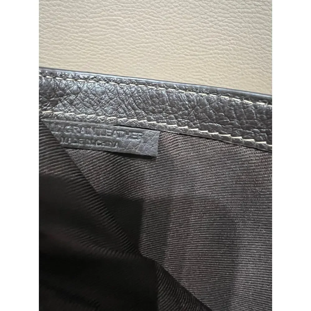 Michael Kors Mens Wallet Brown Pebbled Leather Bifold Embossed Logo